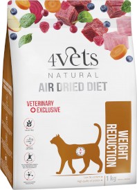 4VETS Natural WEIGHT REDUCTION suszona dla kota 1kg - Zdjęcie główne