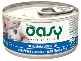OASY Tasty Mousse Kot Ocean Fish Ryby Oceaniczne 85g