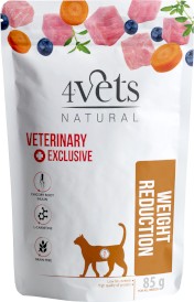 4VETS Natural WEIGHT REDUCTION dla kota 85g - Zdjęcie główne