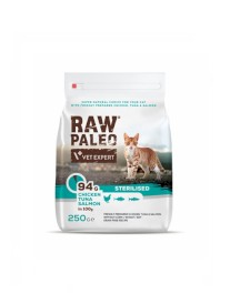 Vet Expert RAW PALEO Cat Sterilised Kurczak Tuńczyk Łosoś 250g - Zdjęcie nr 2