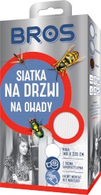 BROS Siatka na drzwi biała 140 x 220cm - Zdjęcie główne