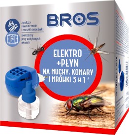 BROS Elektro + Płyn na muchy komary i mrówki *3 w 1*