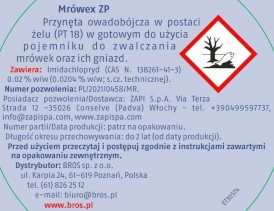 BROS Mrówex ZP Żel w karmniku na mrówki ogrodowe - Zdjęcie nr 4