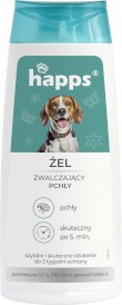 HAPPS Żel myjący zwalczający pchły u psa 150ml - Zdjęcie nr 2