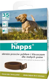 HAPPS Obroża przeciw pchłom i kleszczom dla psów małych - Zdjęcie główne
