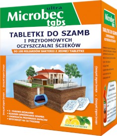 BROS Microbec Ultra Cytryna Tabletka do szamb 1szt. - Zdjęcie główne