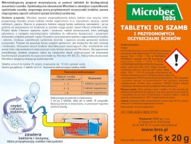 BROS Microbec Ultra Cytryna Tabletka do szamb 1szt. - Zdjęcie nr 2