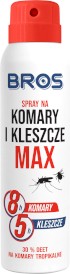 BROS Spray na komary i kleszcze MAX 90ml - Zdjęcie główne