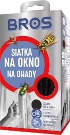 BROS Siatka na okno czarna 130 x 150cm - Zdjęcie główne