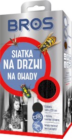 BROS Siatka na drzwi czarna 140 x 220cm - Zdjęcie główne
