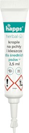 HAPPS Herbal Krople na pchły i kleszcze dla psów 10-20kg 4szt. - Zdjęcie nr 2