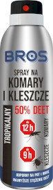 BROS Spray na komary i kleszcze Tropikalny 50% DEET 180ml