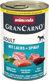 ANIMONDA Grancarno ADULT Łosoś Szpinak 400g - Zdjęcie główne