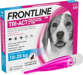 FRONTLINE TRI-ACT Spot-On M 10-20kg na kleszcze i owady 3szt. - Zdjęcie główne