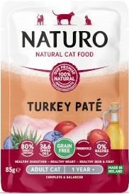 NATURO Adult Cat GF Indyk Turkey Pate bez zbóż 85g