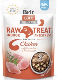 BRIT Cat Raw Treat INDOOR ANTISTRESS Kurczak 40g - Zdjęcie nr 2