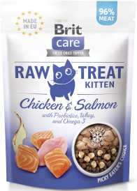BRIT Cat Raw Treat KITTEN Kurczak Łosoś Serwatka 40g - Zdjęcie główne