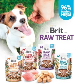 BRIT Dog Raw Treat SKIN / COAT Ryba Kurczak Algi 40g - Zdjęcie nr 3