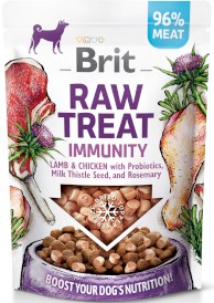 BRIT Dog Raw Treat IMMUNITY Jagnięcina Kurczak Ostropest 40g - Zdjęcie główne