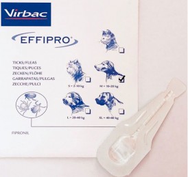 Virbac EFFIPRO Spot-On M Pies 10-20kg  Krople na kleszcze 4szt. - Zdjęcie nr 2