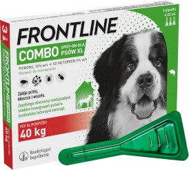 FRONTLINE COMBO Spot-On XL >40kg Krople na kleszcze 1szt. - Zdjęcie główne