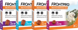 FRONTPRO Tabletki na pchły kleszcze 3szt. dla psa 2-4kg - Zdjęcie nr 4