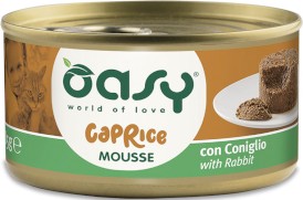 OASY Cat Caprice Mousse Kot Rabbit Królik 85g - Zdjęcie główne