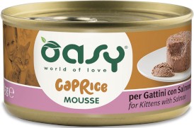 OASY Cat Caprice Mousse for Kittens Mus Łosoś dla kociąt 85g - Zdjęcie główne