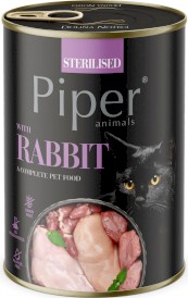 DOLINA NOTECI PIPER Animals Kot Sterilised Królik 400g - Zdjęcie główne
