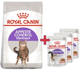 ROYAL CANIN Sterilised Appetite Control 3,5kg + GRATIS SASZETKI 3szt.