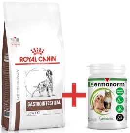 ROYAL CANIN VET GASTRO INTESTINAL Low Fat Canine 6kg + EXTRA GRATIS za 50zł !