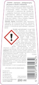 HAPPS Szampon pielęgnacyjny dla psów mieszanej sierści 200ml - Zdjęcie nr 3