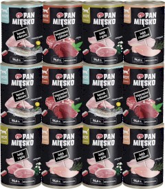 PAN MIĘSKO MIX SMAKÓW dla kota 12x400g - Zdjęcie główne