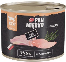 PAN MIĘSKO Indyk z Królikiem dla kota 200g - Zdjęcie główne