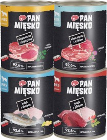 PAN MIĘSKO Wieprzowina z Dzikiem dla psa 800g - Zdjęcie nr 2