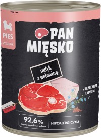 PAN MIĘSKO Indyk z Wołowiną dla szczeniąt 800g - Zdjęcie główne