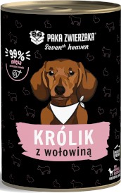 PAKA ZWIERZAKA Seventh Heaven Królik Wołowina 400g - Zdjęcie główne
