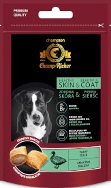 Champ-Richer Smakołyk na skórę i sierść z Kaczką dla psa 90g - Zdjęcie główne