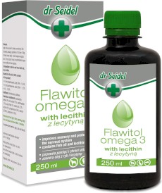 DR SEIDEL Flawitol Omega 3 z Lecytyną Preparat 250ml - Zdjęcie główne