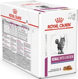 ROYAL CANIN VET RENAL Feline Chicken KURCZAK 12x85g