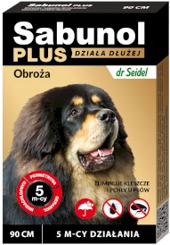 SABUNOL Plus Obroża dla psa na kleszcze pchły 90cm - Zdjęcie główne