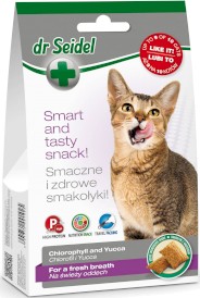 DR SEIDEL Smart Tasty Snack Na Świeży oddech dla kota 50g - Zdjęcie główne