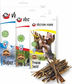 VECTOR-FOOD Makaron z jelit wieprzowych dla YORKA 50g - Zdjęcie główne