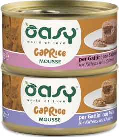OASY Cat Caprice Mousse for Kittens Mus MIX dla kociąt 12x85g - Zdjęcie główne