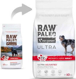 Vet Expert RAW PALEO Medium Large Adult Ultra Beef 10kg - Zdjęcie nr 7