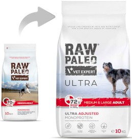 Vet Expert RAW PALEO Medium Large Adult Ultra Beef 10kg - Zdjęcie nr 8