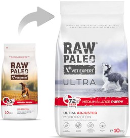 Vet Expert RAW PALEO Medium Large Puppy Ultra Beef 10kg - Zdjęcie nr 5