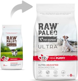 Vet Expert RAW PALEO Mini Puppy Ultra Beef 8kg - Zdjęcie nr 4