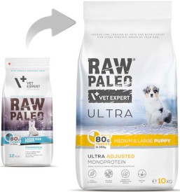 Vet Expert RAW PALEO Medium Large Puppy Ultra Turkey 10kg - Zdjęcie nr 4