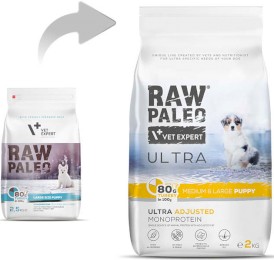 Vet Expert RAW PALEO Medium Large Puppy Ultra Turkey 2kg - Zdjęcie nr 4